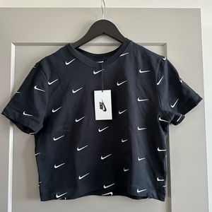 Nike Cropped Logo Sweater, Sz M